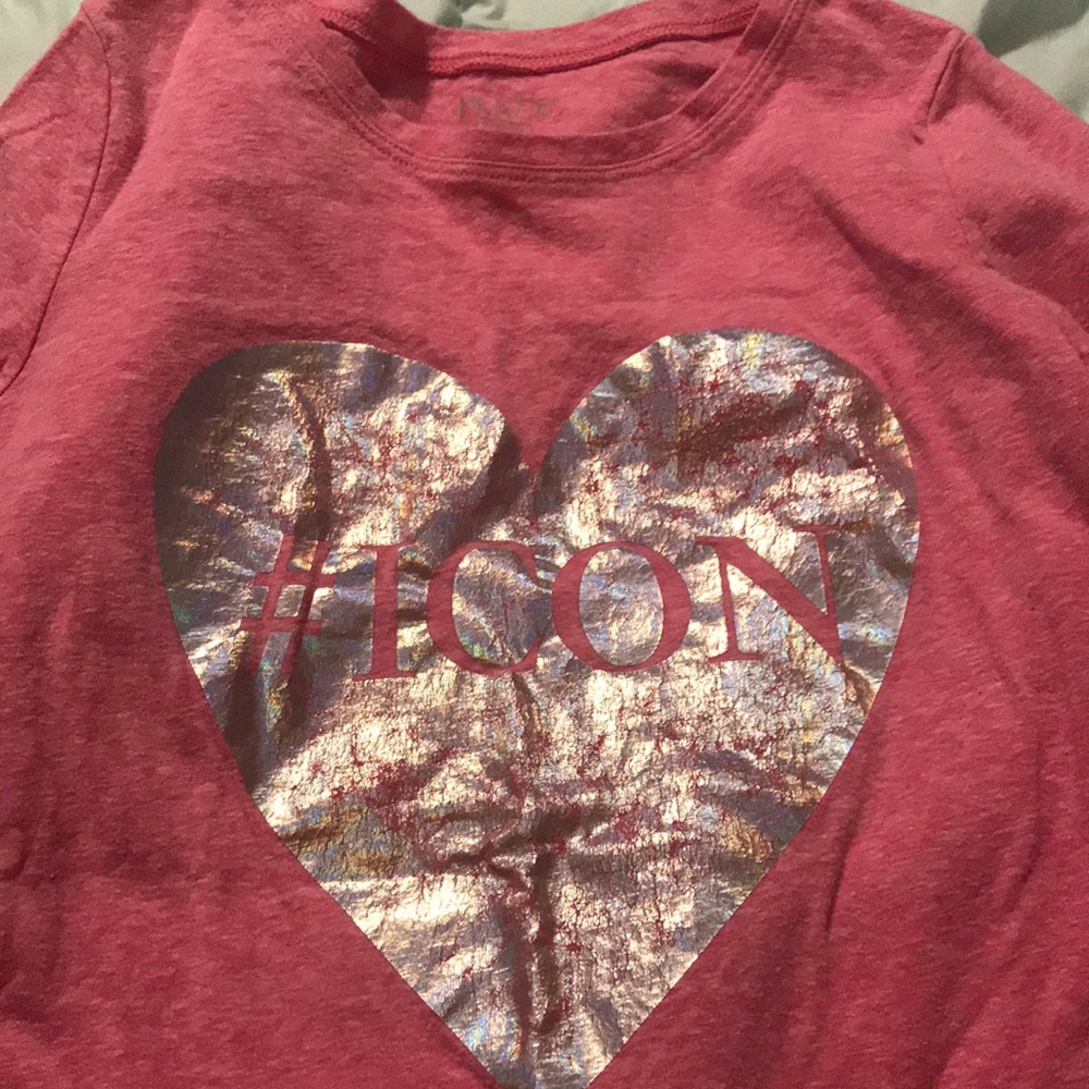 Children’s place pink #ICON shirt
